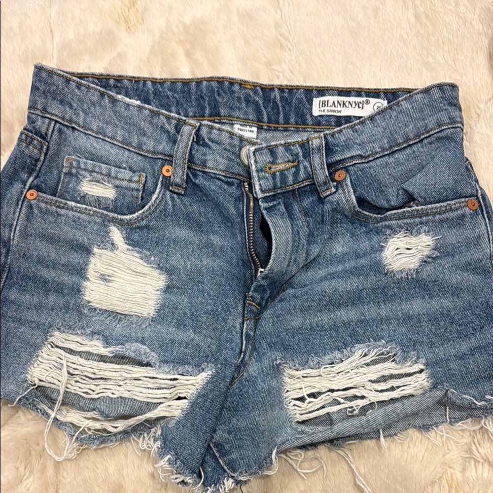 BLANKNYC Distressed Denim Shorts